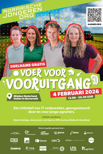 Agrarische Jongerendag op 4 februari 2026